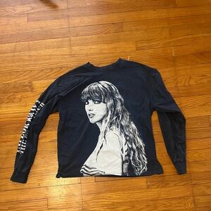 Taylor Swift The Eras Tour Black Tee